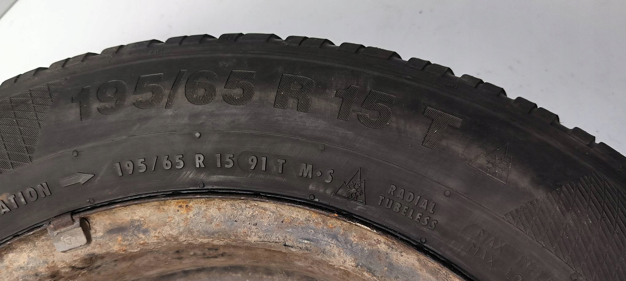 wheel spare 15 195/65 SKODA OCTAVIA II