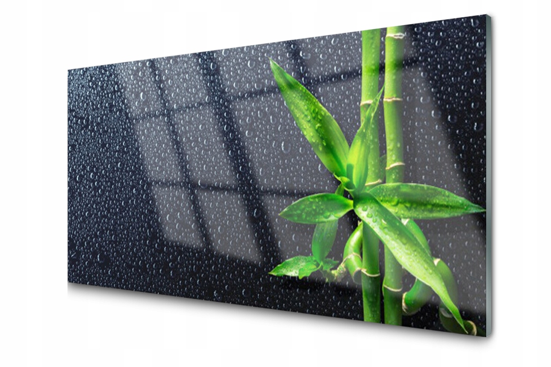 

Panel szklany Płytka Bambus Roślina 140x70