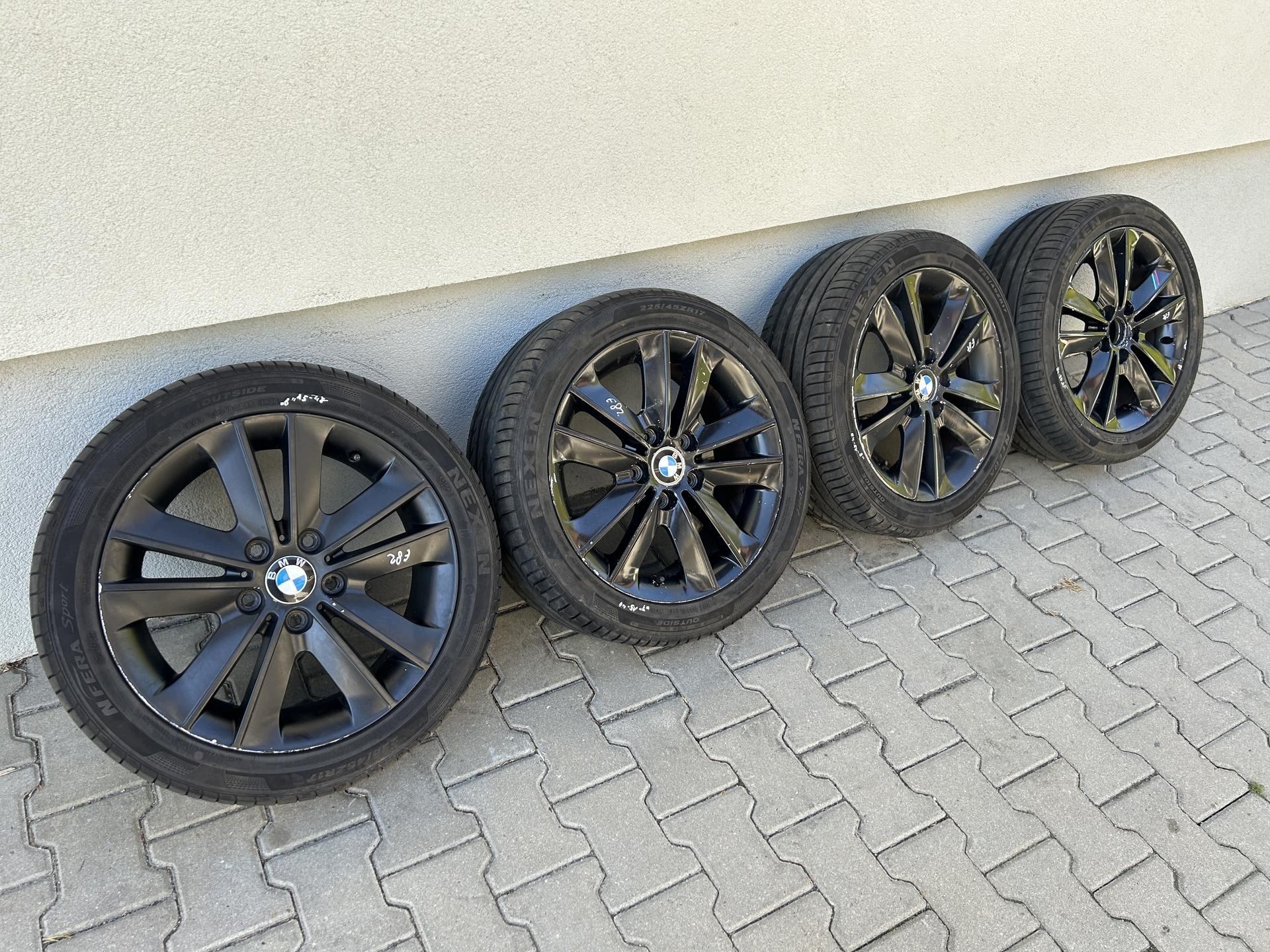 wheels tyres discs aluminium 17 BMW 1 E81 E82 E87 E88 2007-13 5X120 7J ET47