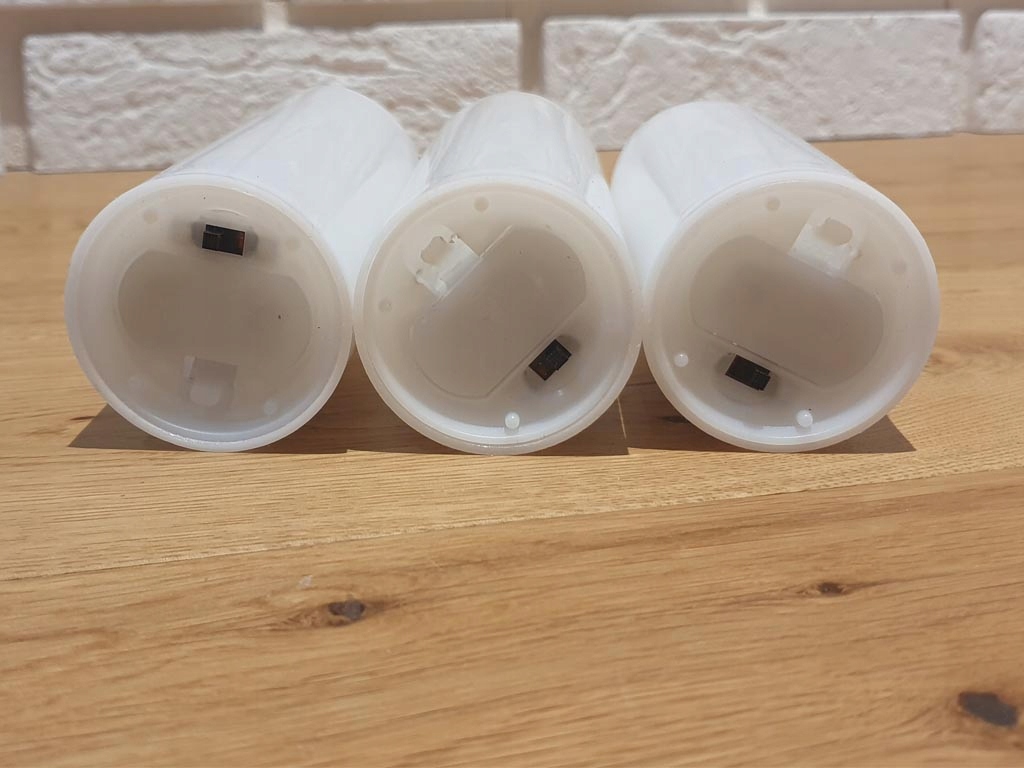 ŚWIECA LED świeczka do latarni BIAŁA ŚLUB 12,5cm . Typ LED