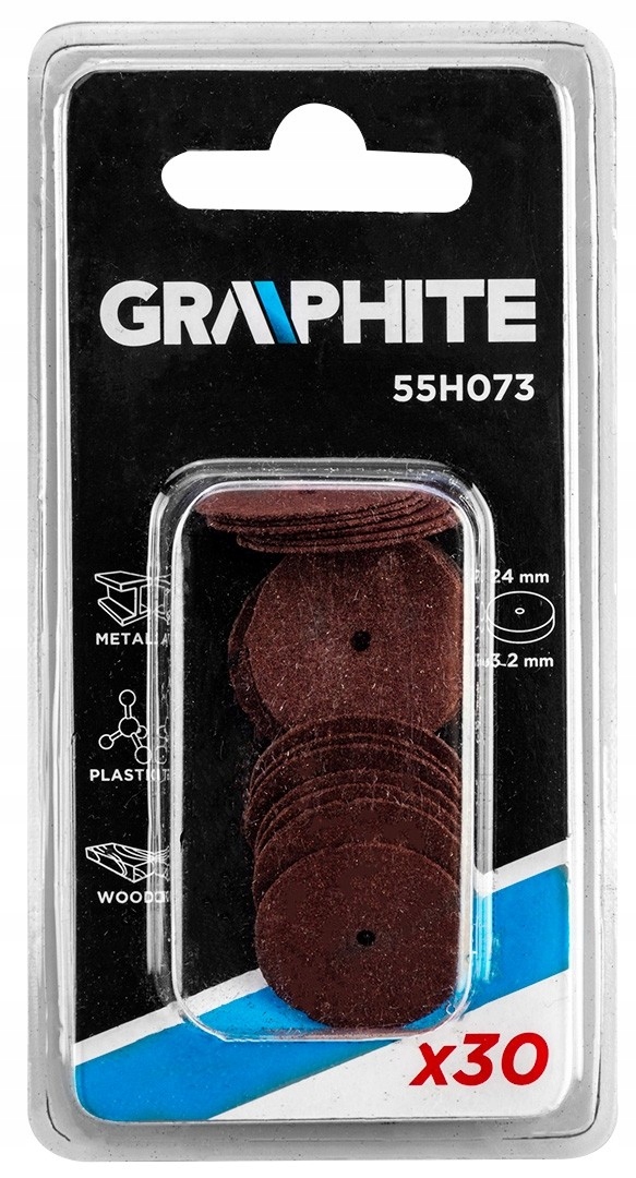 

Tarcze korundowe 24x2mm 30szt. do miniszlifierki