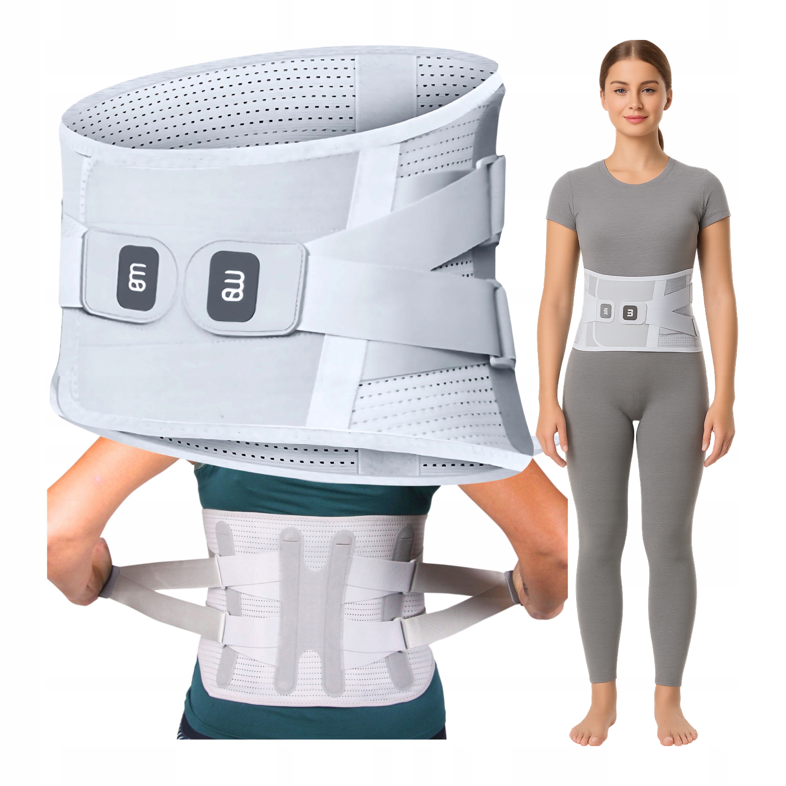 Ortopedický stabilizační pás na bederní páteř pro práci, velikost M