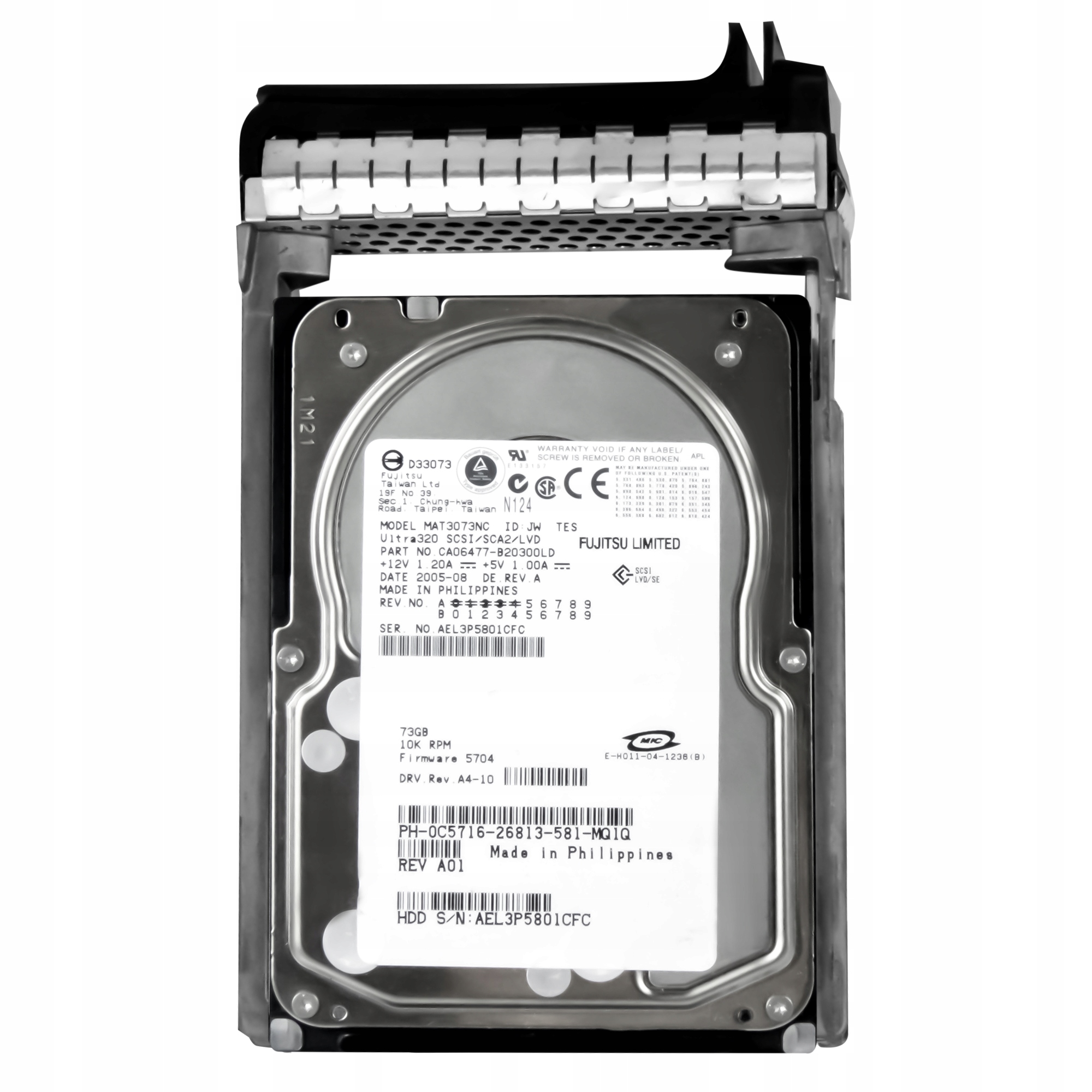 Dell 0C5716 73GB 10K Scsi U320 3.5'' MAT3073NC