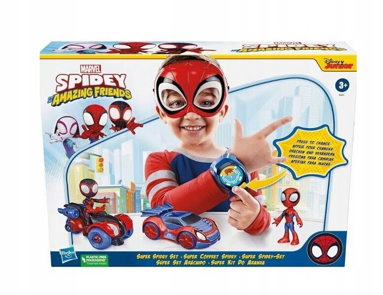 Spidey Amazing F6691 Spidey i Przyjaciele 2 Figurki 2 Pojazdy Maska 139290
