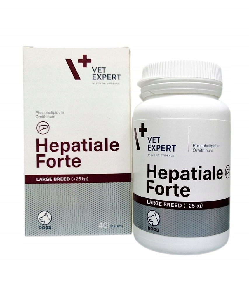 VetExpert Hepatiale Forte large breed 40 tabletek Marka Vet Expert