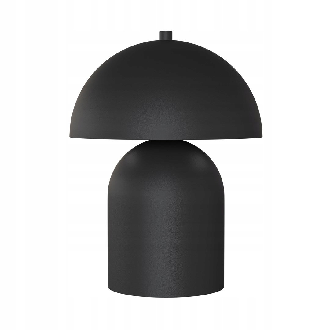 Nočná lampa Mush Black minimalistická, matná stolová lampa