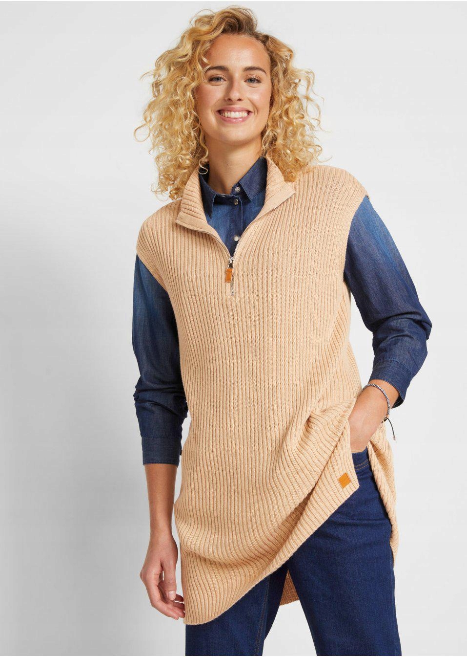 DŁUGA KAMIZELKA BONPRIX 36 Płeć kobieta