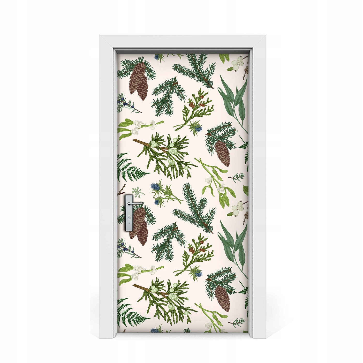 

Naklejka na drzwi okleina Leśna flora 95x205