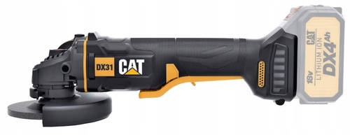 Bezszczotkowa Szlifierka kątowa Cat DX31B 18V