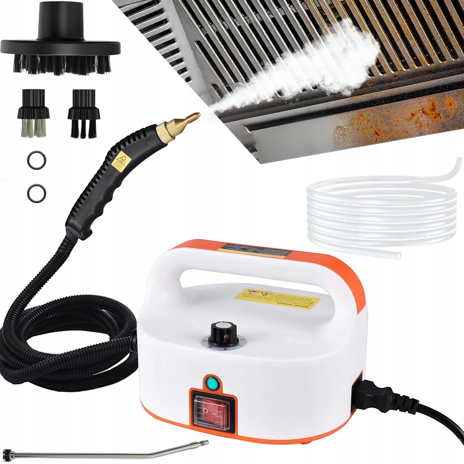 Vysavač 2500 W, 6 Úrovní Páry Pro Kobercový Nábytek