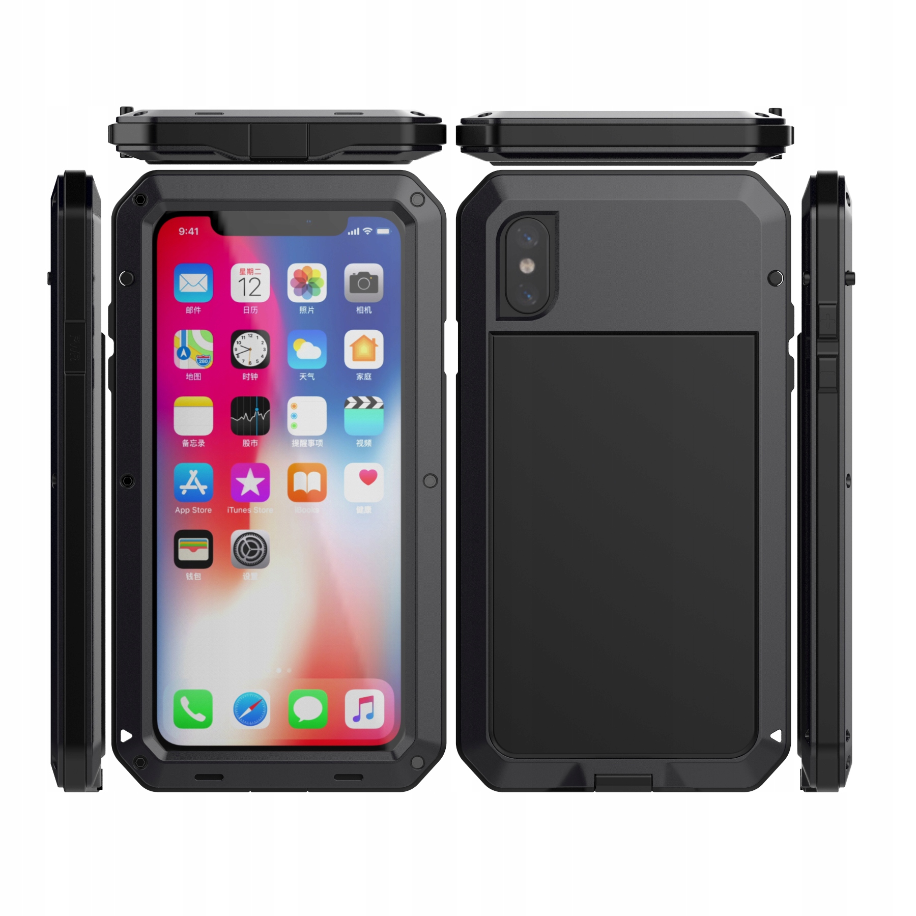 Lunatik Taktik Panciovaný Pouzdro 360° Odolný Kryt Pro iPhone Xs Max