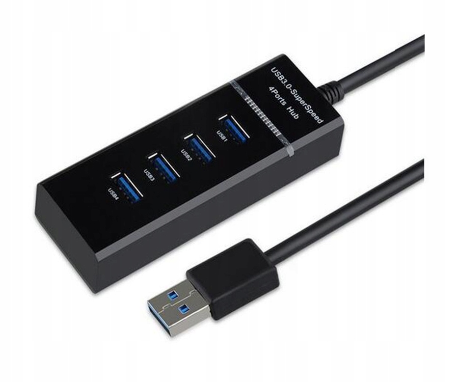 

Hub 4-PORTY USB3.0 Rozdzielacz 5Gb/s Thunderbolt