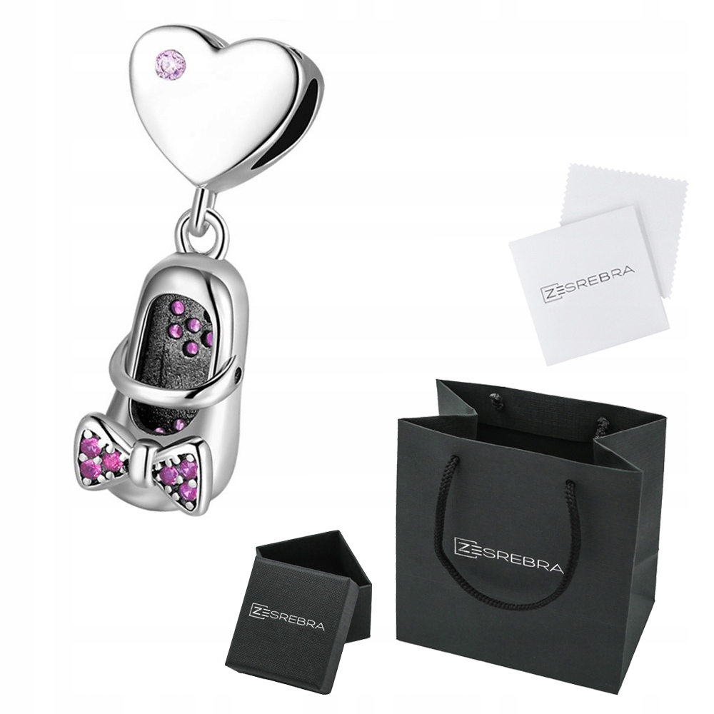 

Charms do Pandora Serce Z Bucikiem srebro 925