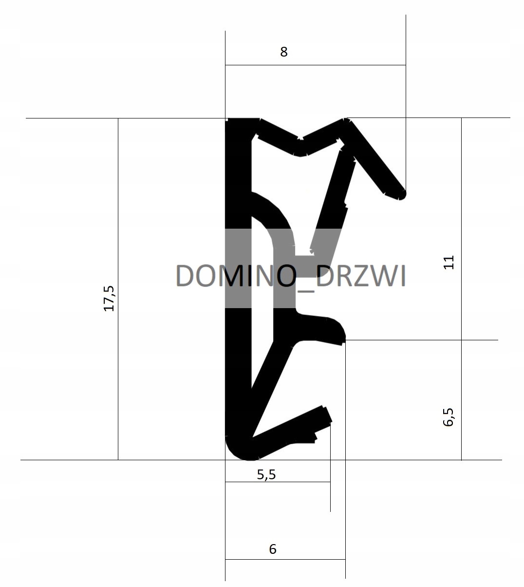 USZCZELKA DO OKNA DREWNIANEGO EURO DRZWI BIAŁA 10 mb Kod producenta WW 2003 BIAŁA
