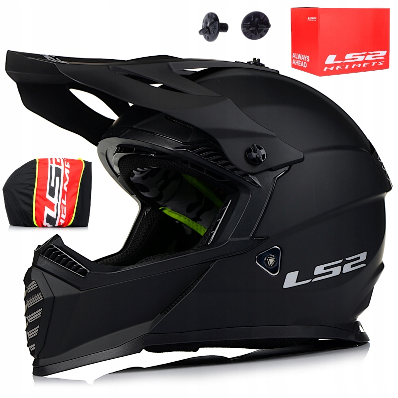 

Kask Motocyklowy LS2 MX437 Mat Cross Quad Atv r.XL