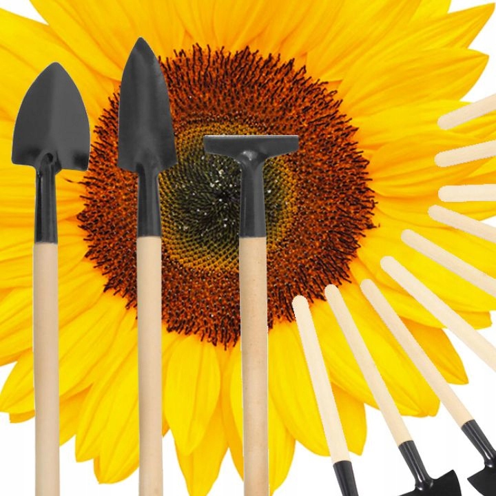 ZESTAW NARZĘDZI OGRODOWYCH ŁOPATKA GRABKI DO ROŚLIN DONICZEK BALKONU KWIATY Stan opakowania oryginalne