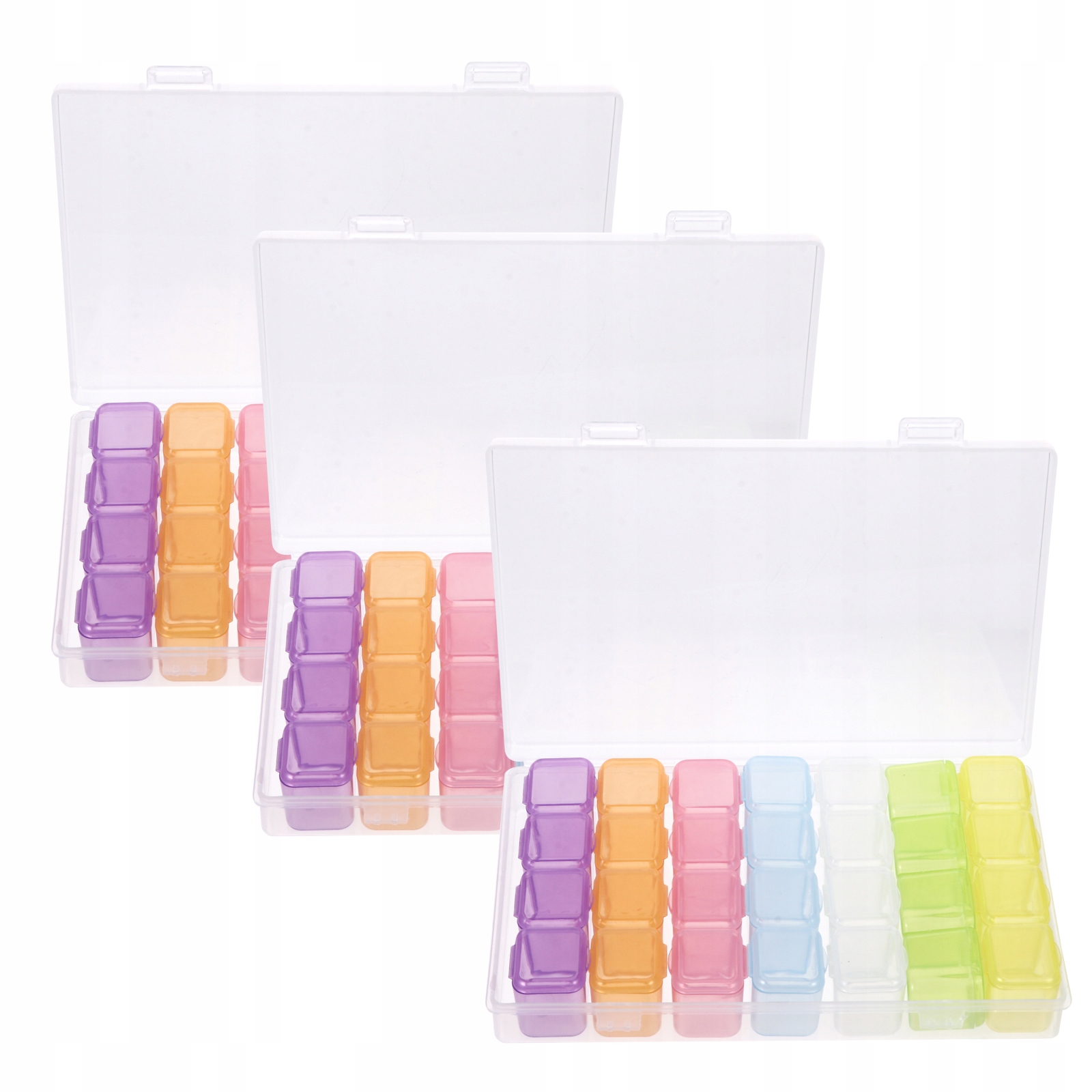 Manicure 28 Grid Diamond Box 3 szt