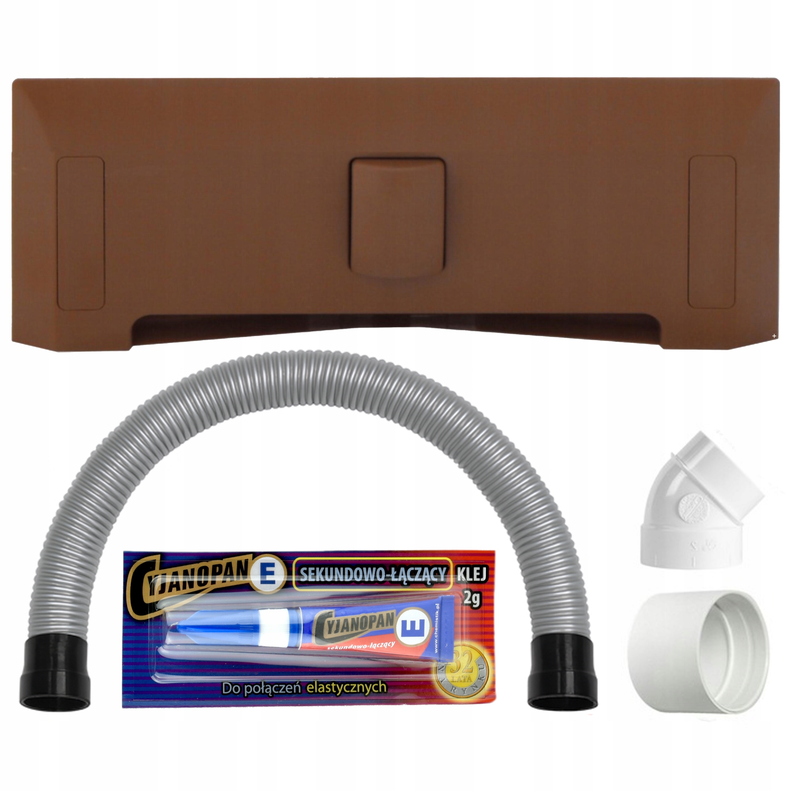 SZUFELKA AUTOMATYCZNA LEOVAC NISKA JASNO BRĄZOWA + PRZYŁĄCZE