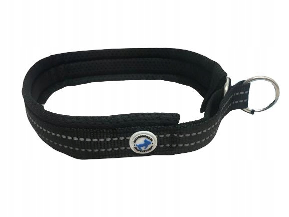 Levně All For Dogs Obojek Polozapínač 40 Černý 35-42 cm