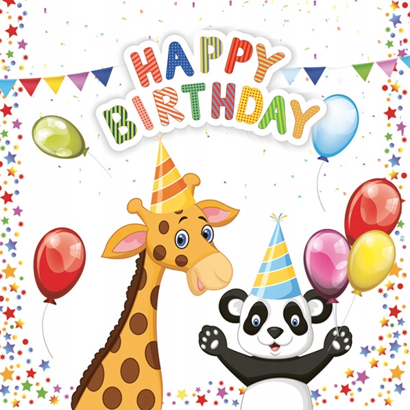 

Serwetki 33x33 '' My Birthday ''/ 20szt.