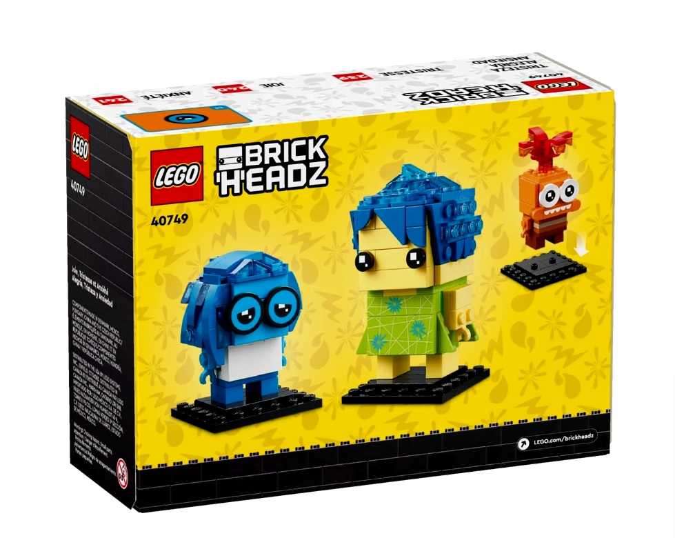 LEGO 40749 BrickHeadz - Radość, Smutek i Strach SUPER NOWOŚĆ EAN (GTIN) 5702017652894