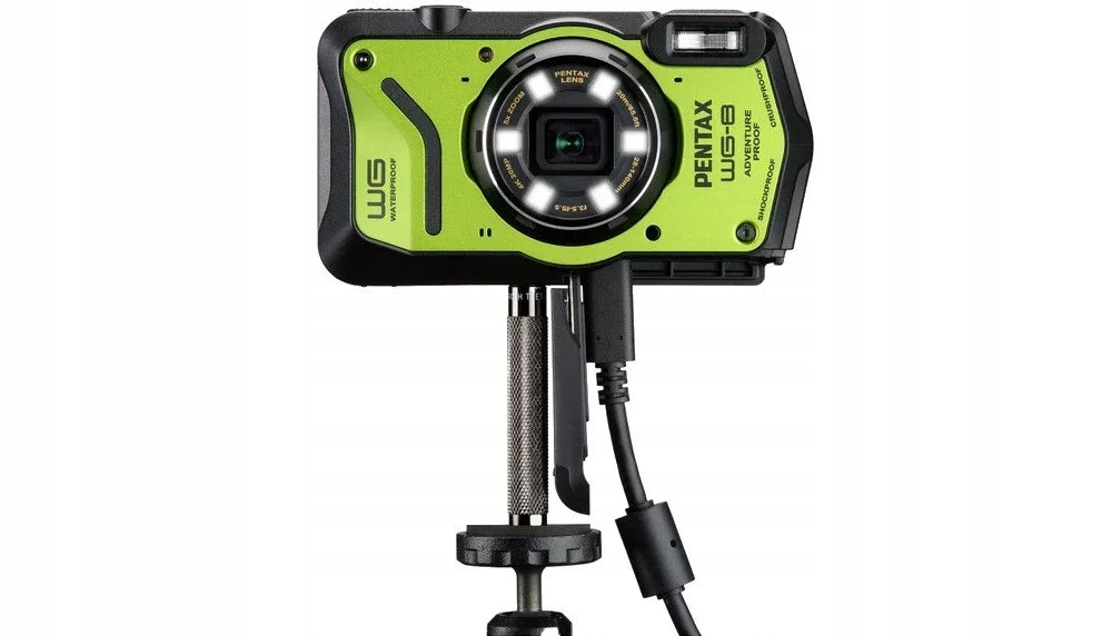 PENTAX WG-8 Zielona Kamera Wodoodporna Pyłoszczelna Odporna na Wstrząsy — miniatura 10