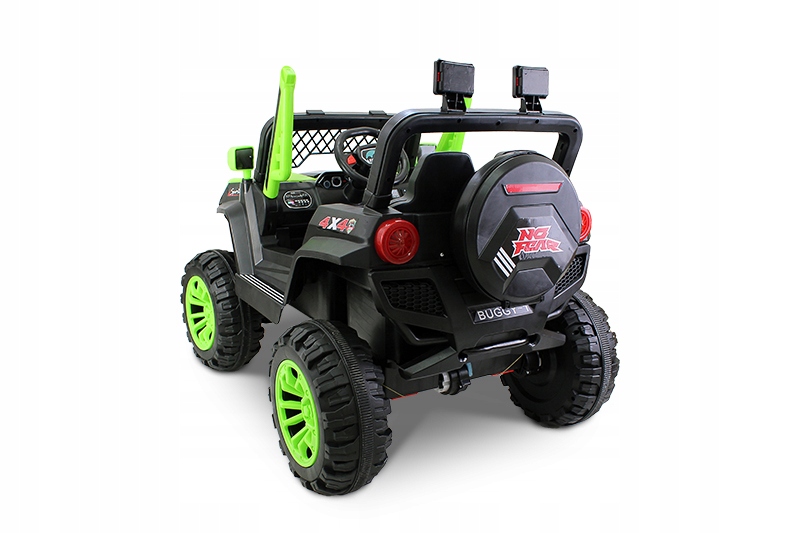 Mocny MEGA DUŻY JEEP Buggy Autko Eleketryczne PILOT/LED/BT Szerokość pojazdu 80 cm