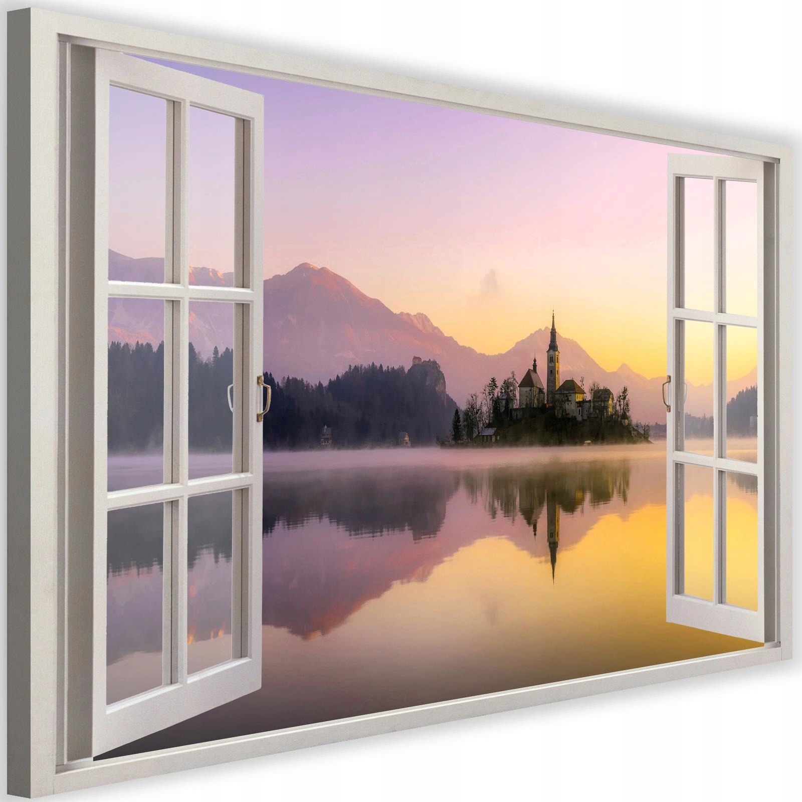 

Obraz Na Płótnie Okno Zamglone Jezioro Nowy 60x40