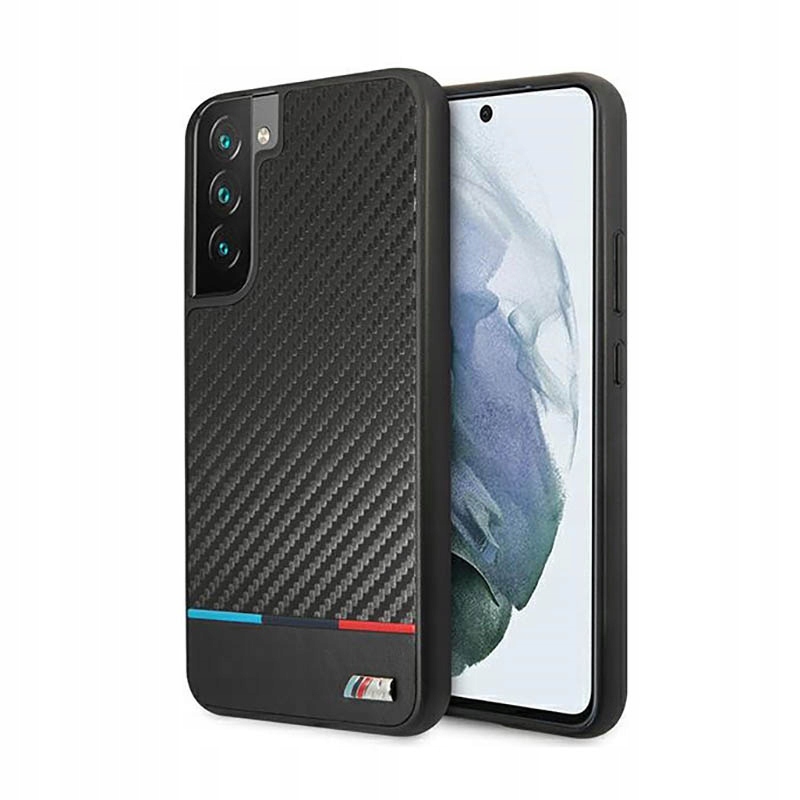Etui Bmw M Collection Triangles na Samsung Galaxy S22+ czarne Bmw