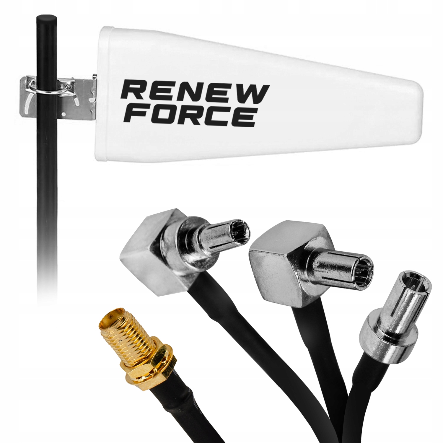 ANTENA ZEWNĘTRZNA DO ROUTERA INTERNETU DUAL 3G 4G 5G LTE ZTE HUAWEI 10m Typ anteny kierunkowa