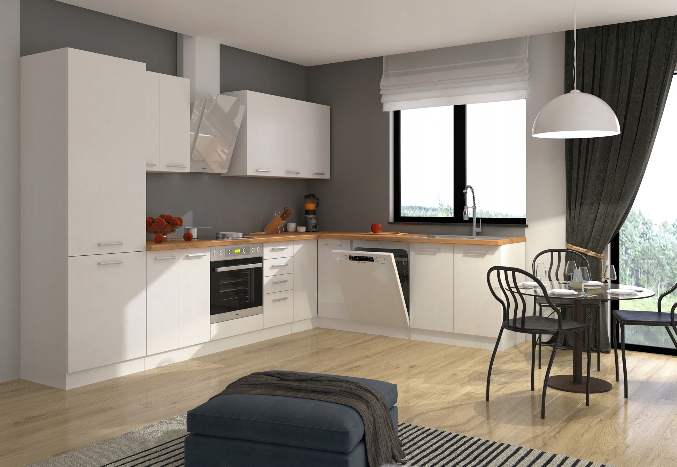 Meble kuchenne OBELIX BIAŁY NOWOŚĆ Marka Meble Noka