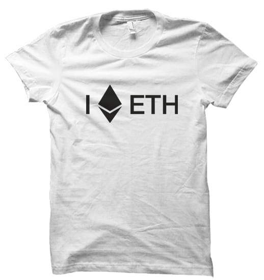 

Love Ethereum eth crypto krypto koszulka damska