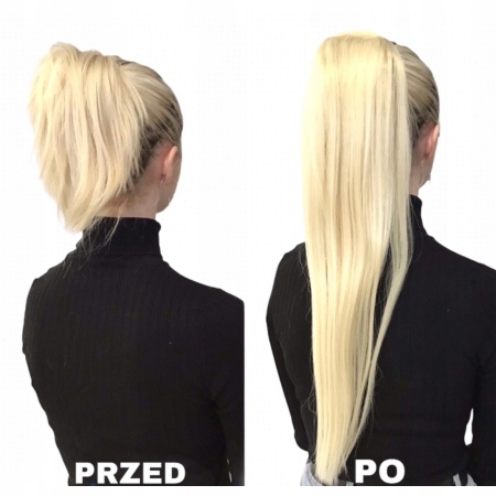 Připínací Poník Přírodní kitka 60 cm Dopinka Kuc