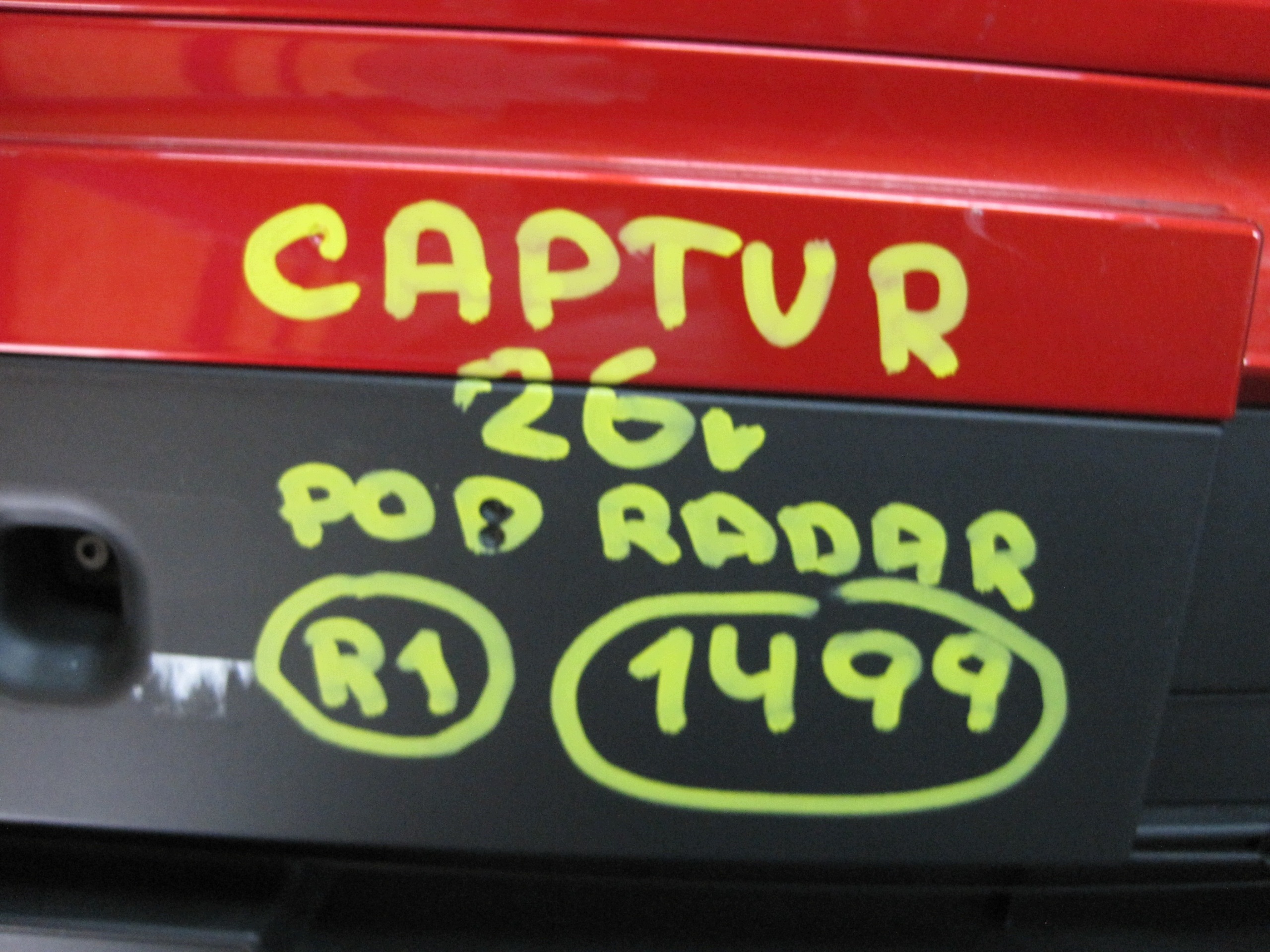 bumper RENAULT CAPTUR II LIFT front front