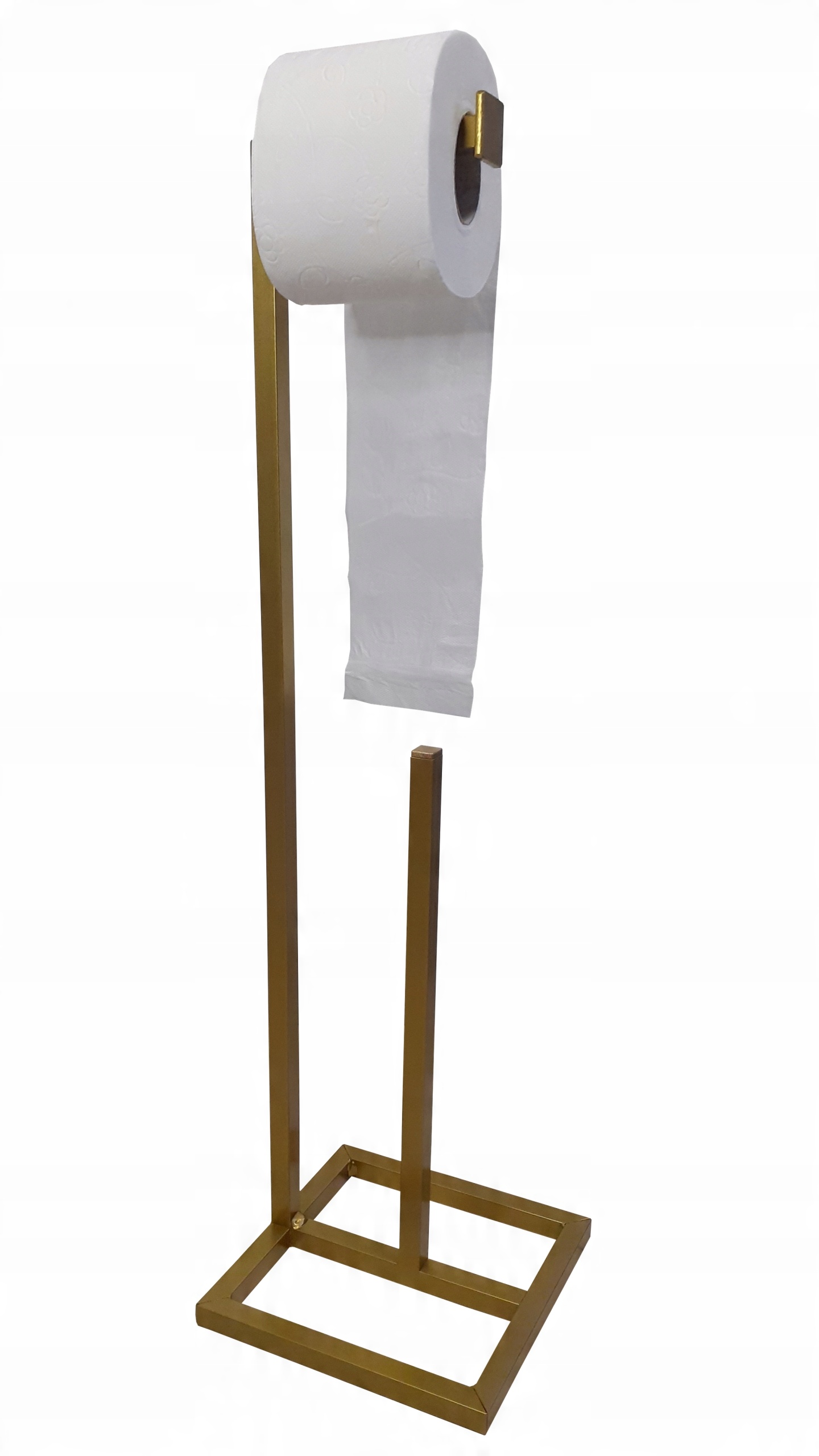 

Stojak na papier toaletowy złoty 70cm loft