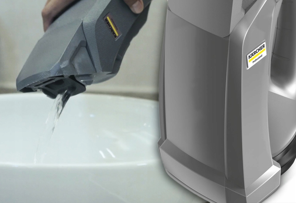 KARCHER WVP 10 PROFESJONALNA MYJKA DO SZYB FIRMA Maksymalny czas pracy 35 min