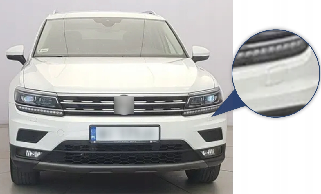 ZASLEPKA DYSZY SPRYSKIWACZA LAMPY ZDERZAKA DO VW TIGUAN 16- 5NA 5NA807937 L Numer katalogowy części 5NA807937 LH