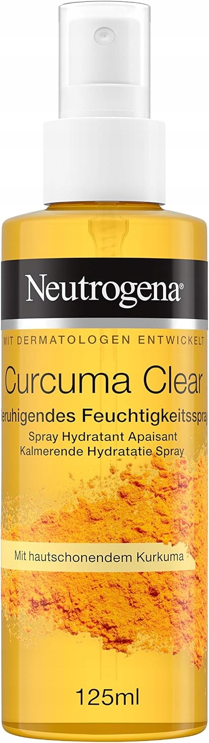 Neutrogena Curcuma Clear Spray Kurkuma Zklidňující Citlivá 125 ml