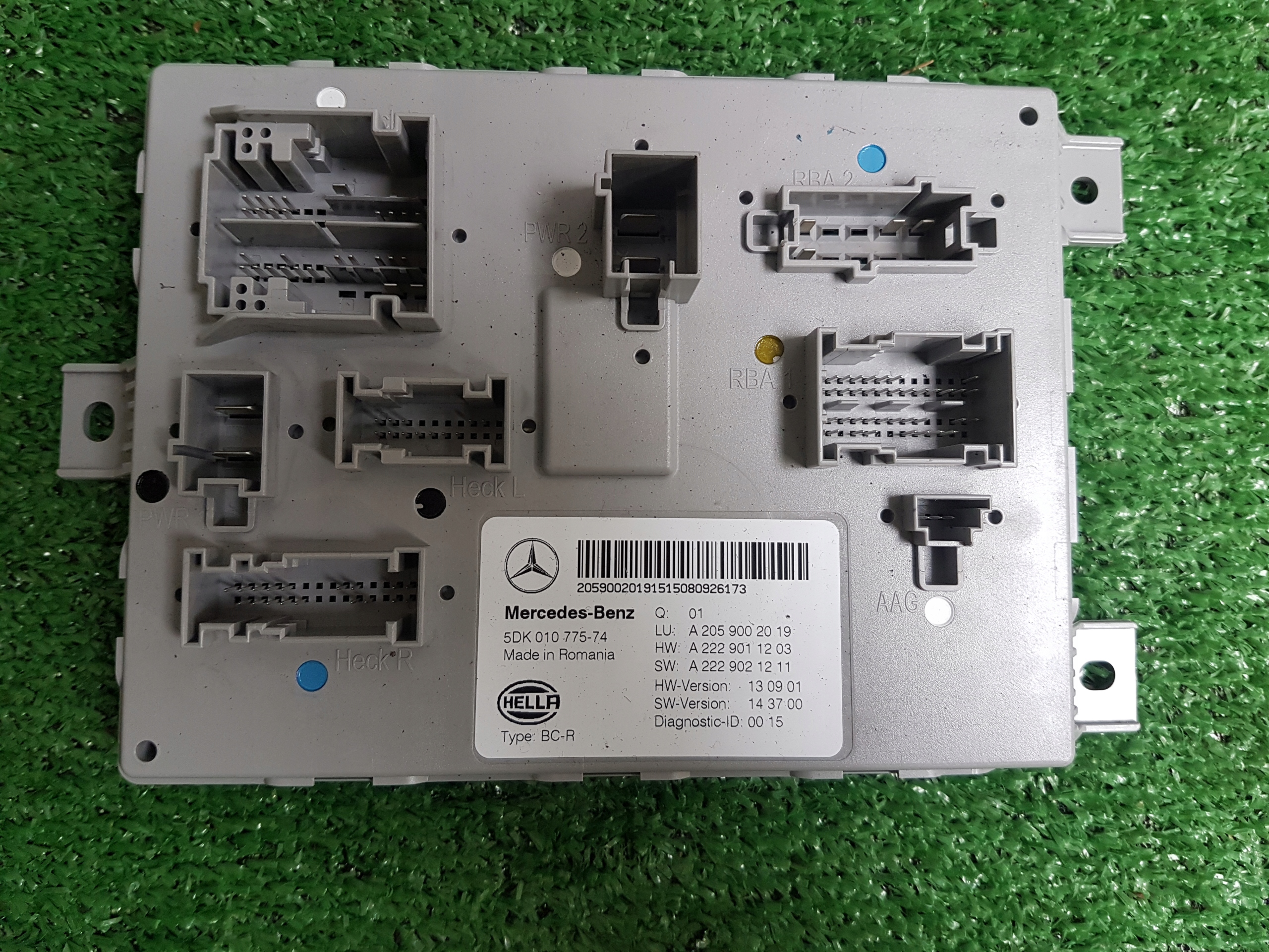 module control unit SAM MERCEDES-BENZ C KLASA W205 A2059002019 5DK010775-74