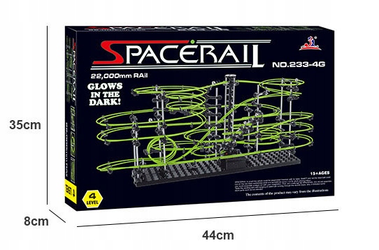 TOR KULKOWY ŚWIECĄCY SPACERAIL GLOW 22m level 4 Certyfikaty, opinie, atesty CE