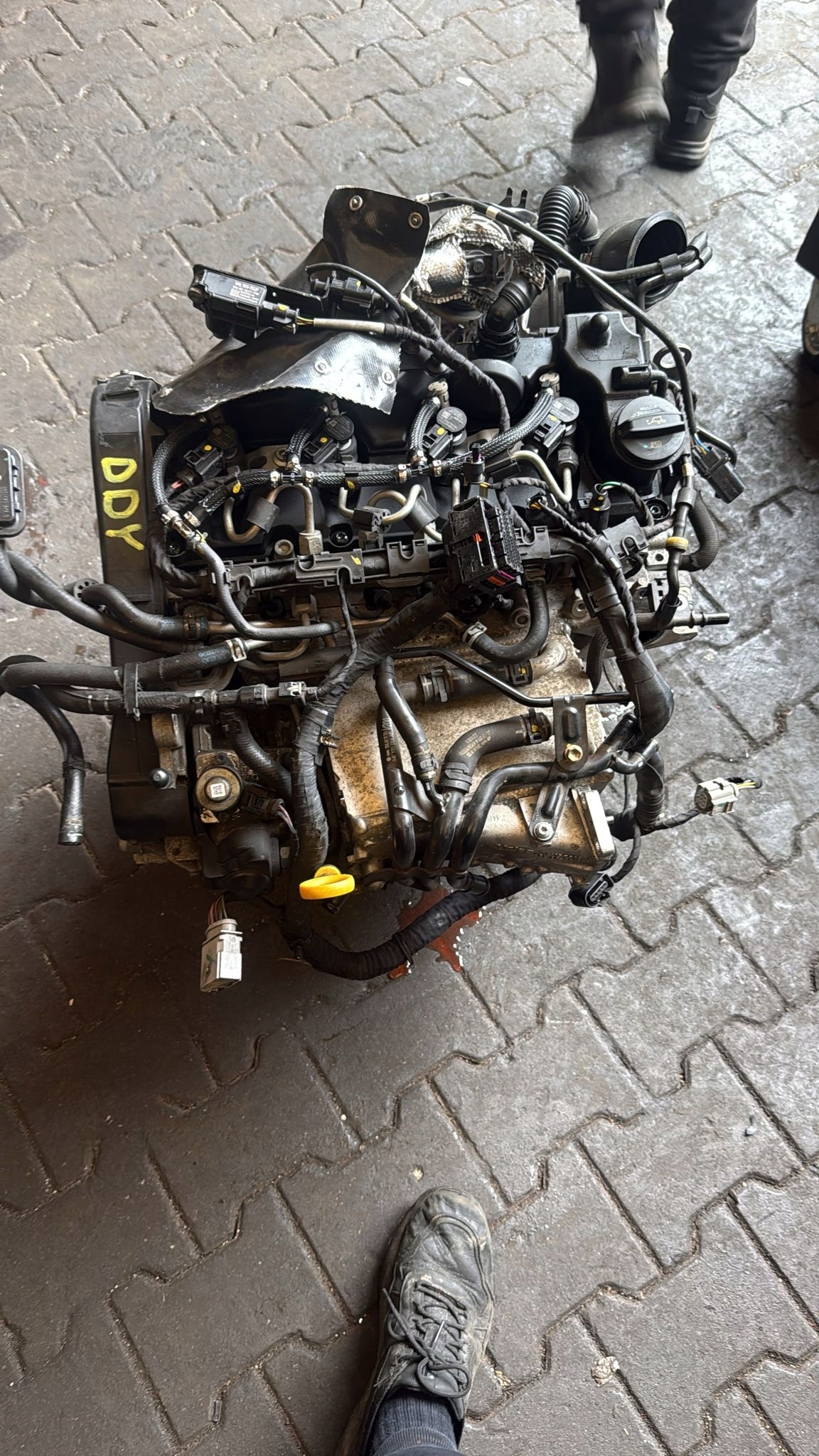 engine complete AUDI SKODA 1,6 TDI DDY