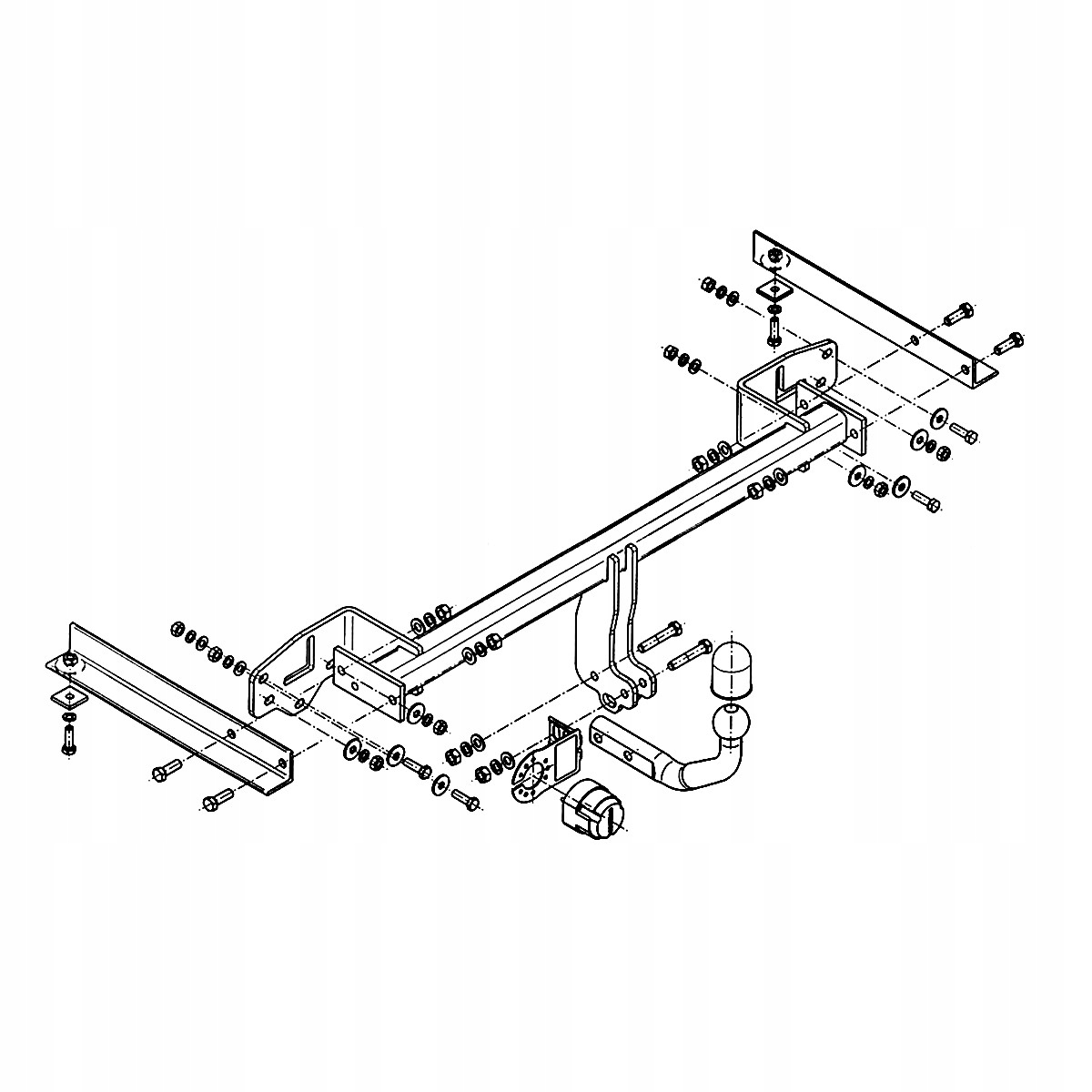 Hak holowniczy Opel Mokka J13 A Crossover 12-20 MODUŁ WIĄZKA 13 PIN GRATIS Producent Steinhof