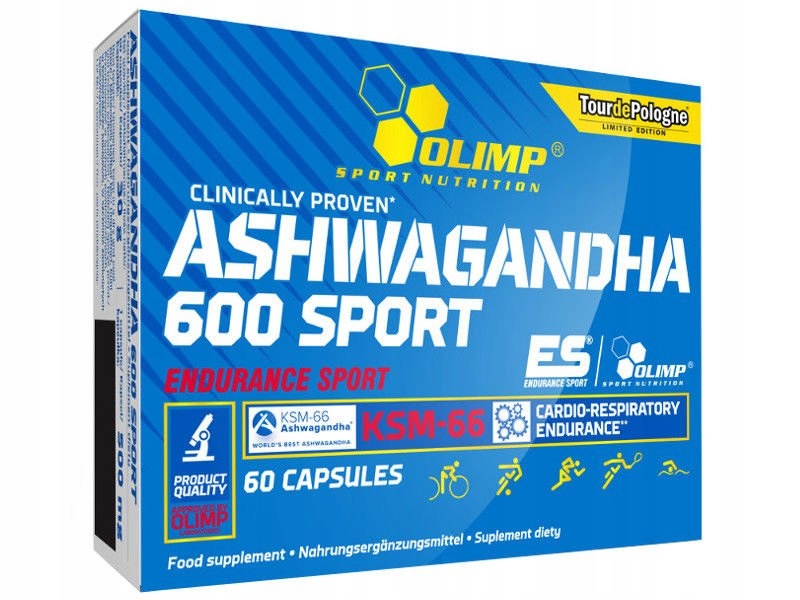 OLIMP ASHWAGANDHA 600 SPORT KORZEŃ BIO STRES 60cap — 4