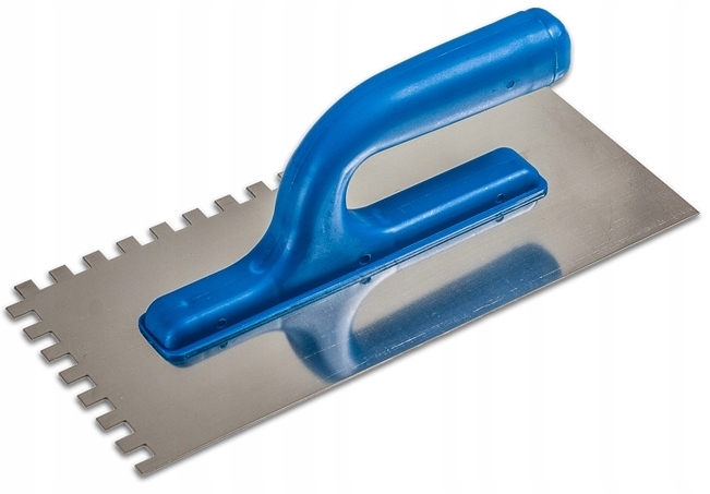 PACA SZPACHLA SZPACHELKA STAL NIERDZEWNA ZĘBATA 270 mm ZĄB 6x6 mm MOCNA