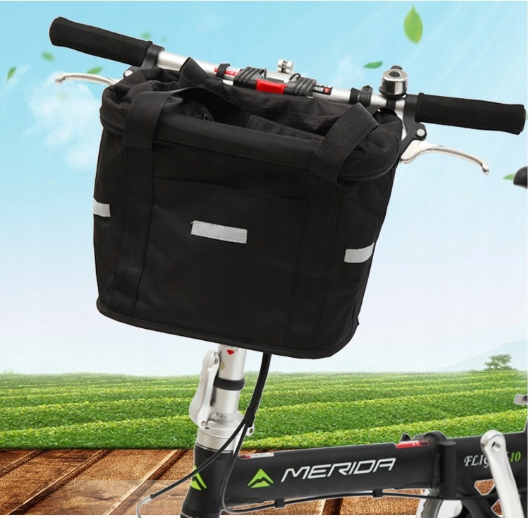 KOSZYK NA KIEROWNICĘ DO ROWERU PIKNIK TORBA 10L Obciążenie maksymalne 5 kg