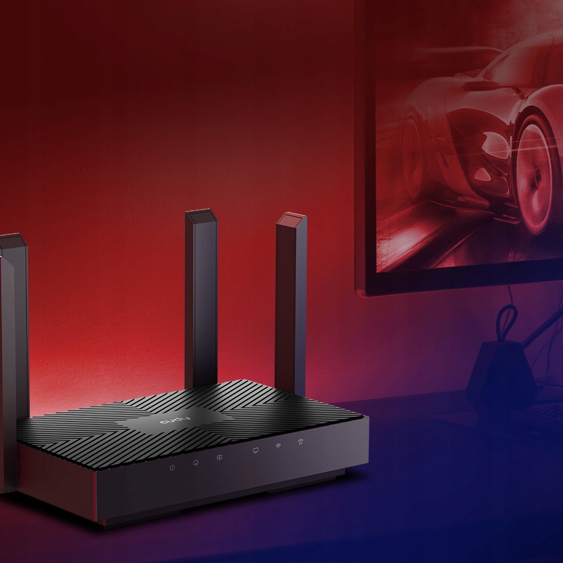 Router Cudy WR3000 Wi-Fi 6 Mesh System Bardzo Szybki 256mb RAM 2976 Mbps2 Najwyższy obsługiwany standard 802.11ax (Wi-Fi 6)