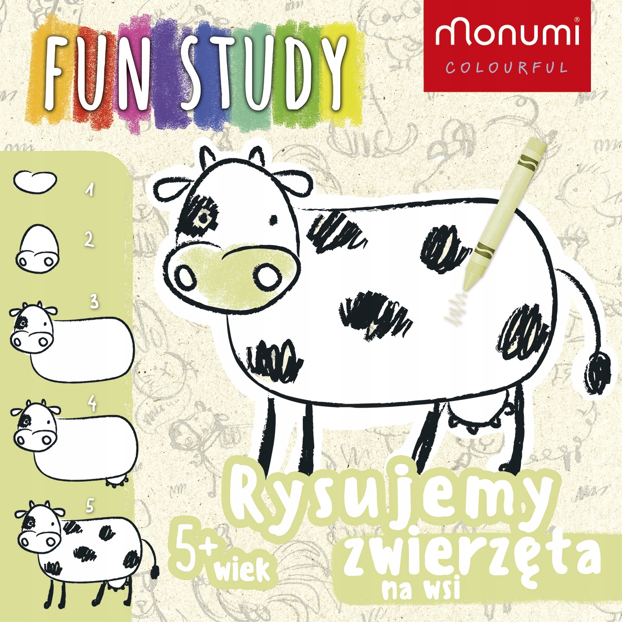 

Monumi książeczka kolorowanka rysujemy Zwierzęta!