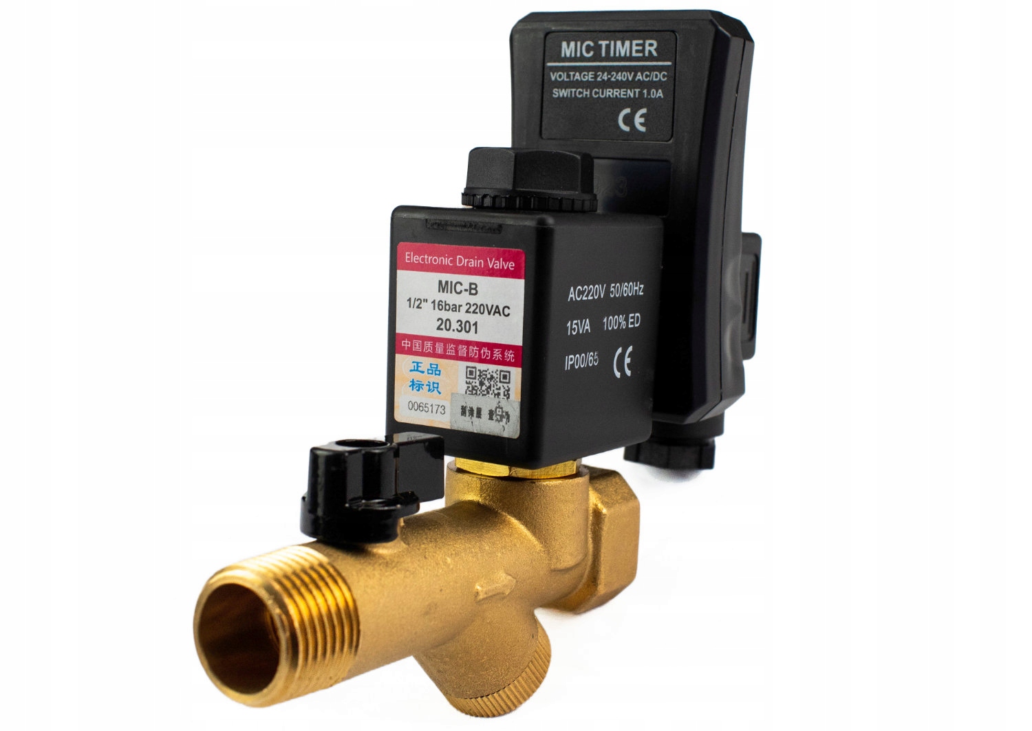 Automatyczny spust kondensatu z nastawami czasowymi Kupczyk Kompresor Filtr Marka Kupczyk