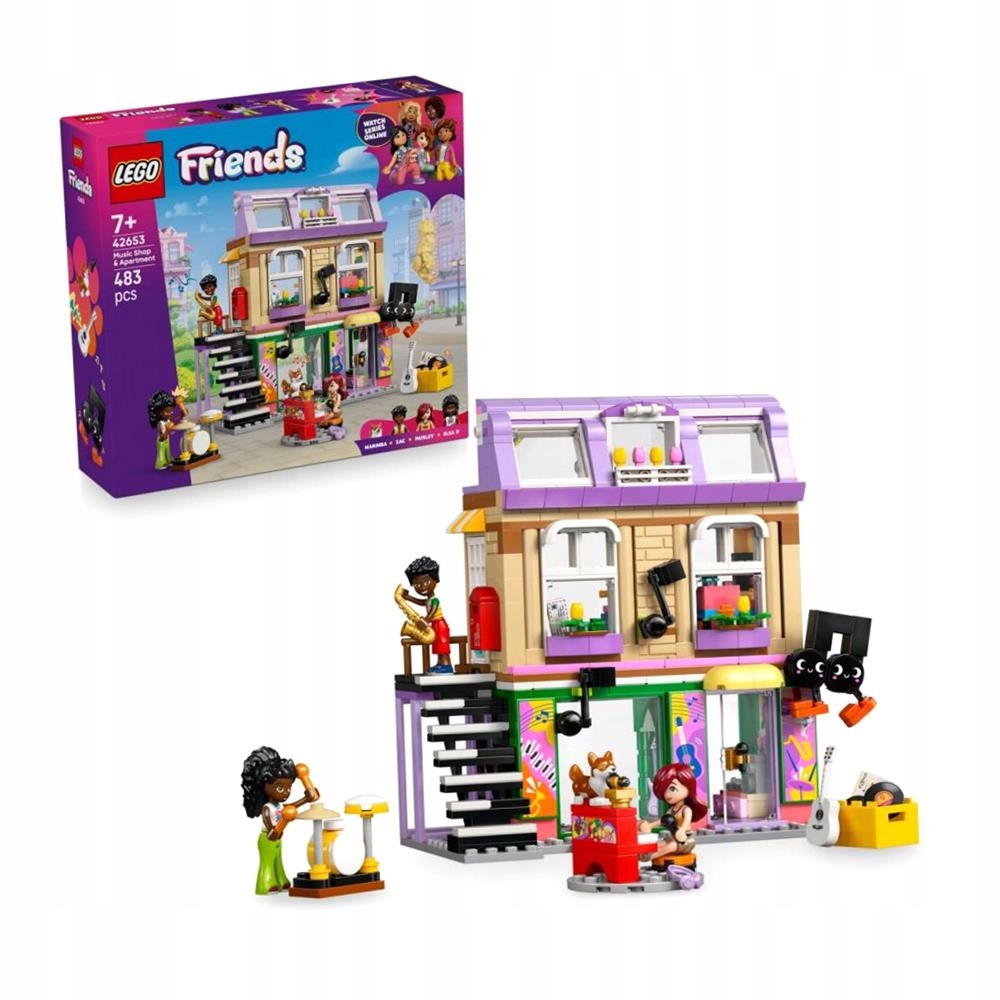 Lego(r) Friends 42653 – Hudební Obchod A Byt
