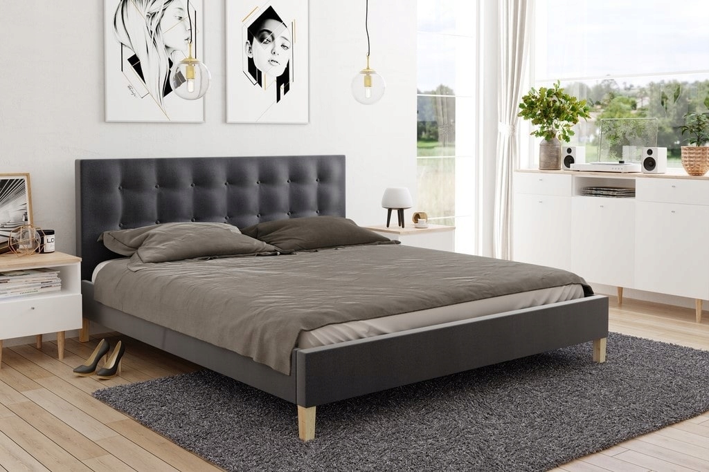 

Łóżko Skandynawskie 140X200 Różne Tkaniny